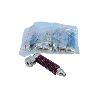 Metal Handpipe - 2.5 Inch - 5 Counts Per Pack - Assorted Colors - HPIM4
