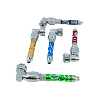 Metal Handpipe - 4 Inch - Assorted Colors - HPIM9