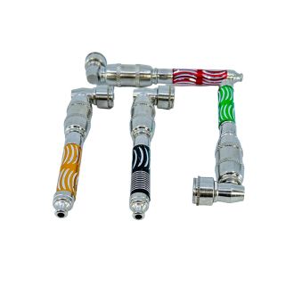 Metal Handpipe - 5 Inch - Assorted Colors - HPIM2