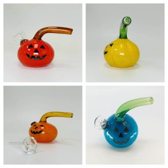 Mini Jack-O Lantern Waterpipe - 4 Inch - WPAG168