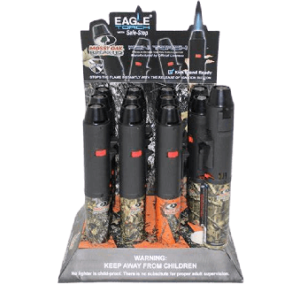 Mossy Oak Torch Gun Pen 7" Inch - Torch Lighter Butane Refillable - Pt132mok-12 Per Box