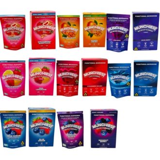 MUNCHIES D9+CBD Gummies 5 PER PACK-8 PER PACK Box 