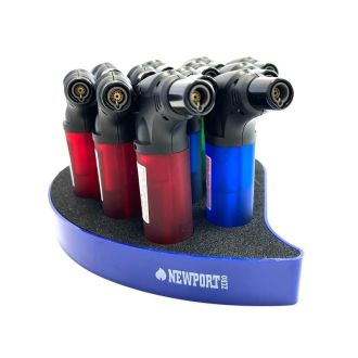 Newport Zero Micro Torch - Assorted Colors - 12 Counts Per Pack