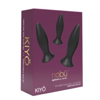 NOBU KIYO ADULT TOY VIBRATING ANAL PLUG SET