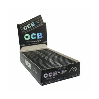 Ocb Premium Ultra Thin Paper 1 1/4 Size - 24 Pack Per Box