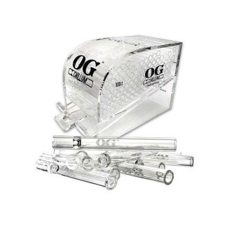OG Chillum Acrylic Clear Handpipe - 100 Pieces Per Display