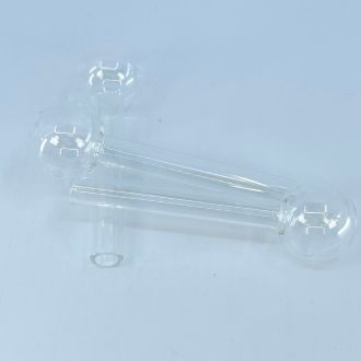 Oil Burner 4" Inch Clear - Price Per Piece