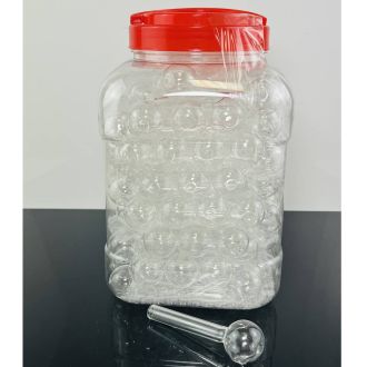Oil Burner 4" Inch - Heavy - Clear Color - Price Per Piece