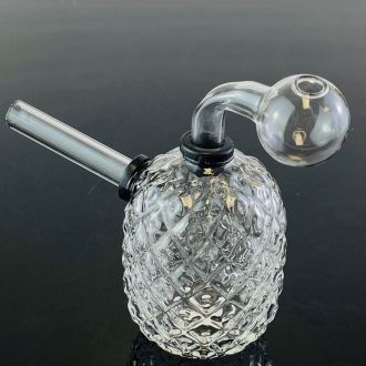 Glass Oil Burner - 5" Inch - Pineapple Mushroom Shape - Assorted