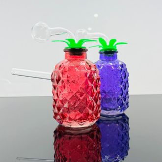 Oil Burner Waterpipe 6 Inch - Pineapple - Price Per Piece - Assorted