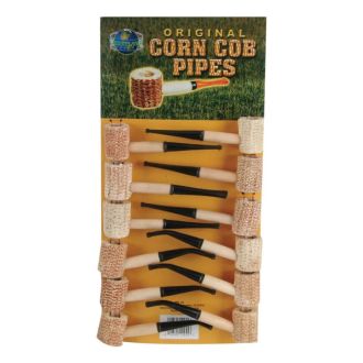 Corn Cobb Pipe - 12 Per Pack