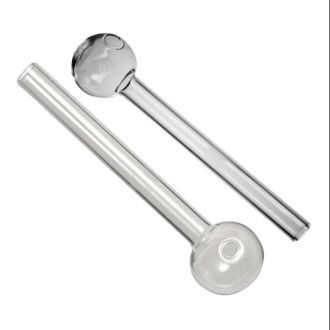 Oil Burner Clear Heavy With Big Dome  - 10" in Size - 6 Count Per Pack
