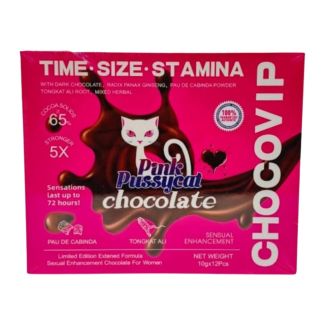 PINK PUSSYCAT CHOCOLATE 10g X 12Pk