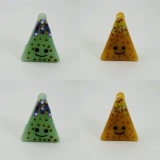 Pizza Handpipe - 3 Inch - Assorted Colors - Price Per Piece