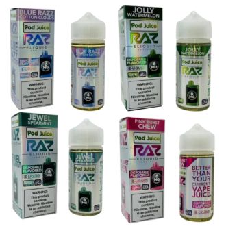 POD JUICE RAZ ELIQUID 100ML