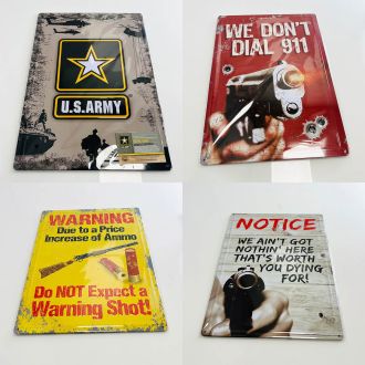 Poster Sign Metal 16"X12" 