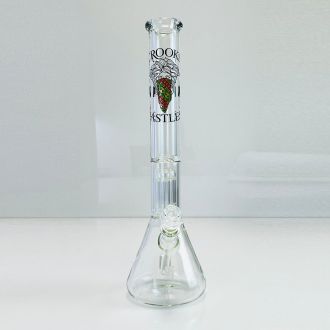 Pure Beaker Crooks N Castle Collabe Glass Waterpipe - 18 Inch - Assorted