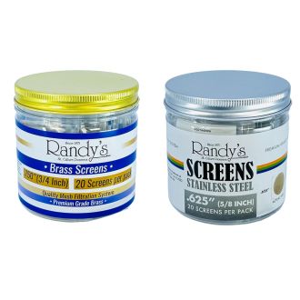 Randy's Screens - 20 Counts Per Pack - 36 Counts Per Jar