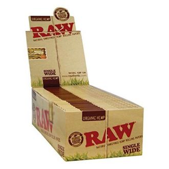 Raw Organic Hemp Sw Single Window - 50 Pack Per Box