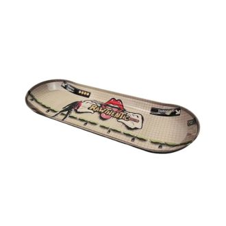 Raw - Rolling Tray - Metal Skate Deck NY - Graffiti 2 - 17 Inches X 6 Inches