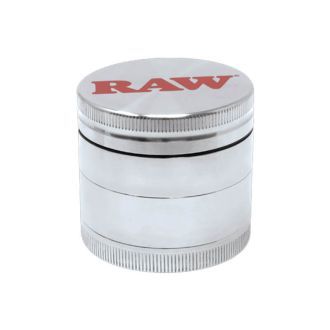 Raw Stainless Steel Shredder - 4 Piece - 60mm Grinder