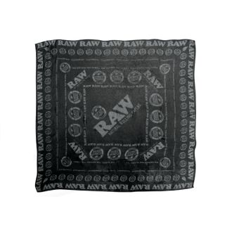 Raw Black On Black Fashion Scarf