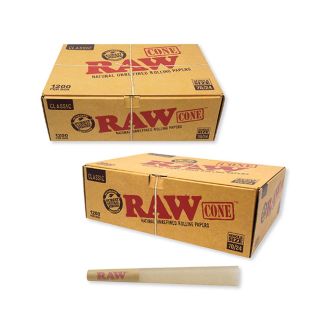 Raw Classic Cones - Bulk - 70 mm / 24 mm - 1200 Pieces Per Box