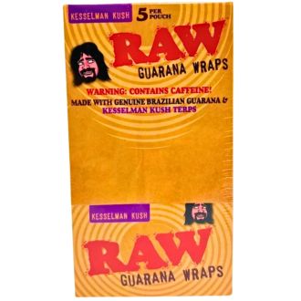 RAW KESSELMAN KUSH GUARANA CAFFINE WRAP 25CT