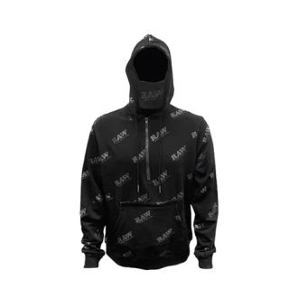 Raw Rawler Hoodie - Black On Black
