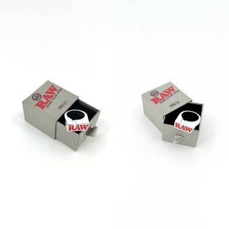 Raw Smoke Ring Silver Finish