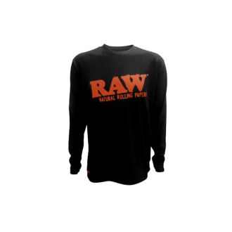 Raw - 100%Cotton Long Sleeve Black Shirt