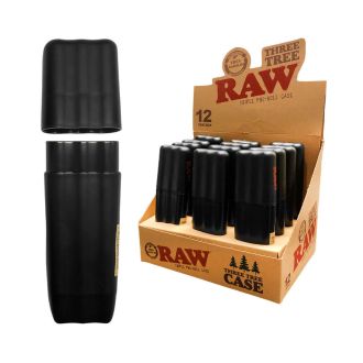 Raw Three Tree Pre-Roll Case - 12 Counts Per Display