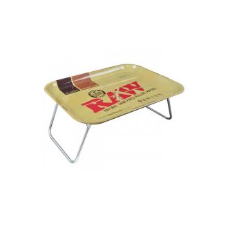 Raw Metal Dinner Rolling Tray