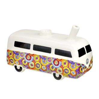 Ceramic Pipe Peace Bus Pink