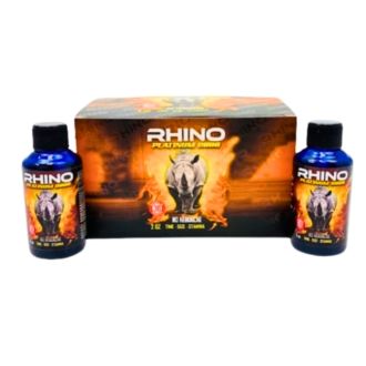 RHINO PLATINUM 8000 SHOT 2oz. BOTTLE 12CT/DISPLAY