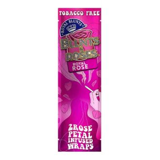 Royal Blunts - Wraps Blunt N Roses (Rose Petal) - 2 Counts Per Pack - 25 Pouches Per Box