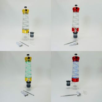 Rukioo Electric Lava Lamp Multifunctional Bong Waterpipe - Assorted Colors