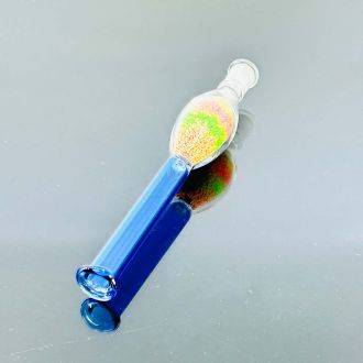 Sand Filled Multi Colored Nectar Collector 10mm - Glow In The Dark - Assorted Colors - WCNC1