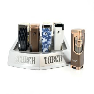 Scorch Torch 4 Flame Torch - Hexagon Shape - 12 Counts Per Box - Assorted