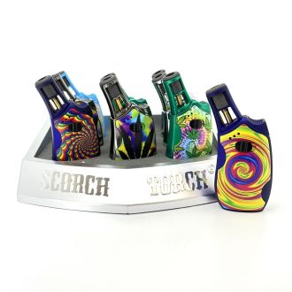 Scorch Torch Turbo Torch With Hold Button - 9 Counts Per Box - Assorted