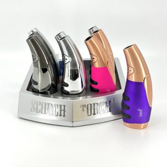 Scorch Torch Vega 60 Degree Butane Torch - 9 Counts Per Box - Assorted