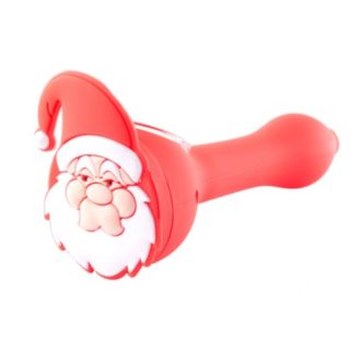 Hpfc15 Handpipe 4" Inch Silicone Santa Claus
