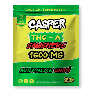Casper Smashers THC-A Gummies - 1600mg - 2 Counts Per Pack - 30 Packs Per Box