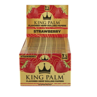 King Palm - Hemp Rolling Papers - 1 1/4 50 Papers Per Pack - 40 Pack