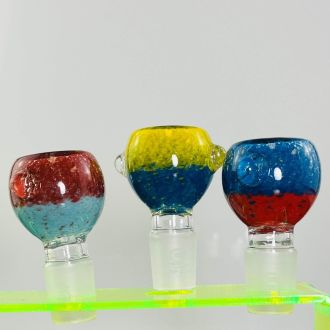 Sense Glass Bowl - 18mm Male - Assorted Colors - Price Per Piece