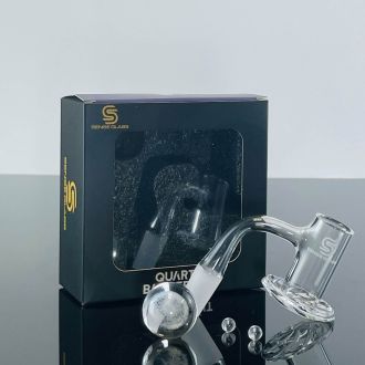 Sense Glass - Banger Kit 2mm - Beveled Top With Terp Pearls -14MM - 90°