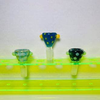 Sense Glass - Bowl - Assorted Color - 14mm  Male - Price Per Piece