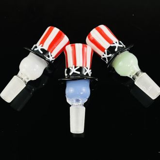 Sense Glass Bowl 14mm Male - Patriotic Bowl - Price Per Piece