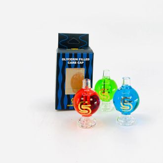 Sense Glass Carb Cap With Glycerin Filled In Box