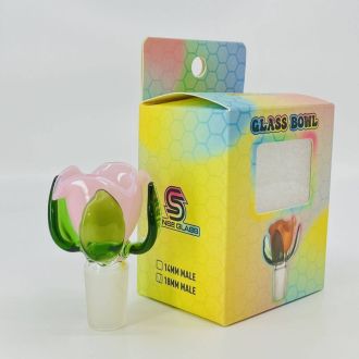 Sense Glass Bowl - 18mm Male - Rose